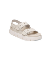 Papillio Milano Chunky Exquisite Leather Eggshell Sandals