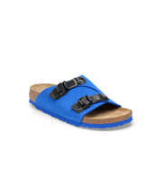Birkenstock Zurich Tech Suede Leather Ultra Blue Sandals