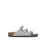 Birkenstock Florida Fresh Hex Nubuck Leather Pure Sage Sandals