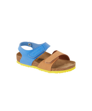Birkenstock Kids Palu Birko-Flor Caramel/Ultra Blue Sandals