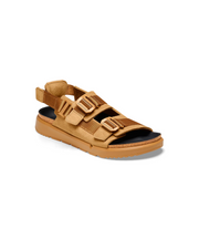 Birkenstock Shinjuku Nubuck Leather/Textile Cork Brown Sandals