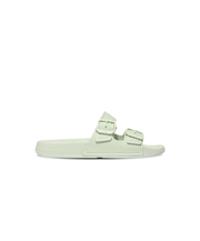 FitFlop iQushion Two Bar Buckle Slides Sagebrush