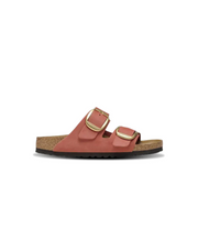 Birkenstock Arizona Big Buckle Nubuck Leather Mars Red Sandals