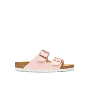 Birkenstock Arizona Shiny Embossed Birko-Flor Light Rose Sandals