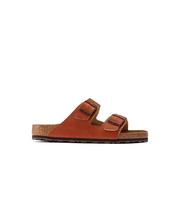 Birkenstock Arizona Embossed Leather Ginger Brown Sandals