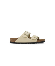 Birkenstock Arizona Nubuck Leather Ecru Sandals