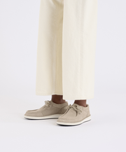Birkenstock Pasadena Direct Moc Suede Leather Taupe Shoes