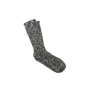 Birkenstock Cotton Slub Black/Grey Mens Socks