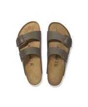 Birkenstock Arizona Smooth Leather Concrete Grey Sandals