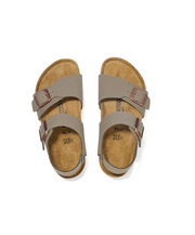 Birkenstock Kids New York BirkiBuc Stone Sandals