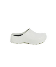 Birkenstock Super Birki PU White Clogs