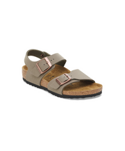 Birkenstock Kids New York BirkiBuc Stone Sandals