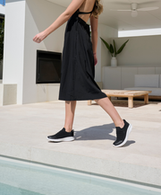 MBT M400 Slip On Black Womens Sneakers