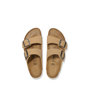 Birkenstock Arizona BirkiBuc Latte Cream Sandals