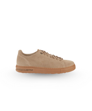 Birkenstock Bend Low Decon Suede Leather Grey Taupe Sneakers