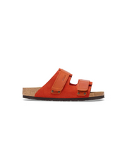 Birkenstock Uji Nubuck/Suede Leather Rust Brown Sandals