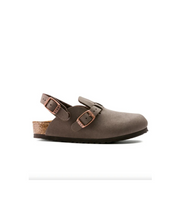 Birkenstock Kids Kay BirkiBuc Mocca Clogs