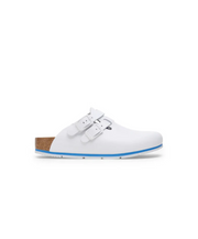 Birkenstock Kay Pro PU Coated/Leather White Clogs