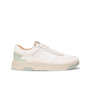 FitFlop Rally Evo Leather Sneaker White/Sagebrush