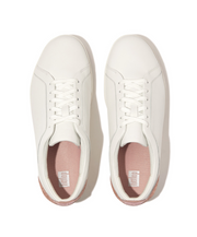 Fitflop Rally Crystal Blush Backtab Leather Sneaker White