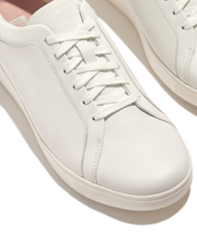 Fitflop Rally Crystal Blush Backtab Leather Sneaker White