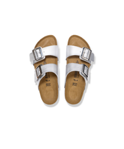 Birkenstock Sydney Cushion Buckle Birko-Flor Silver Sandals