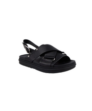 EMU Faye Leather Sandals Black