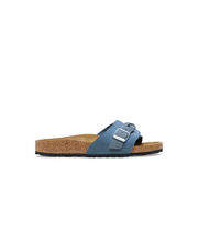Birkenstock Oita Braided Suede/Oiled Leather Elemental Blue Sandals