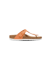 Birkenstock Gizeh Textile Canvas Papaya Vegan Sandals