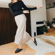 Frankie4 Grace Black Tumbled Mule