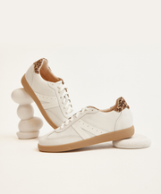 Frankie4 Levi White Leopard Sneaker