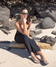 Archies Arch Support Charcoal Thongs