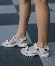 Comfortable shoes for women adjustable shoes summer white sandals