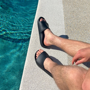 Archies Arch Support Black Slides