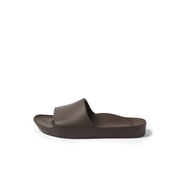 Archies Arch Support Chocolate Brown Slides