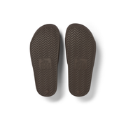 Archies Arch Support Chocolate Brown Slides