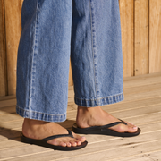 Archies Arch Support Original Black Thongs