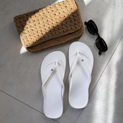 Archies Arch Support Original Crystal White Thongs