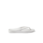 Archies Arch Support White Thongs