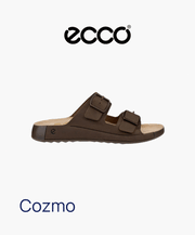 Ecco Cozmo Mens Sandal Nutmeg Brown