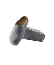 Birkenstock Amsterdam Felt Light Grey Clogs