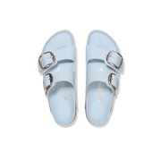 Birkenstock Arizona Big Buckle High Shine Natural/Patent Leather Baby Blue Sandals