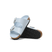 Birkenstock Arizona Big Buckle High Shine Natural/Patent Leather Baby Blue Sandals