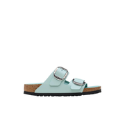 Birkenstock Arizona Big Buckle High Shine Natural/Patent Leather Surf Green Sandals