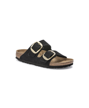 Leather Natural Metallic Buckle Black Dark Modern Womens Sandals Birkenstock 