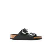 Birkenstock Arizona Big Buckle Oiled Leather Black Sandals