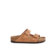 Birkenstock Arizona BirkiBuc Earthy Pecan Vegan Sandals