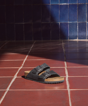 Traditional Distressed Oiled Leather adjustable Sandal Cork Base 