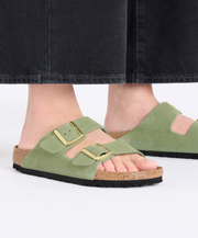 Adjustable Sandals Metallic Gold Buckles Cork Base 