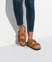 Birkenstock Everyday Classic Mink Soft Supportive Suede Sandal